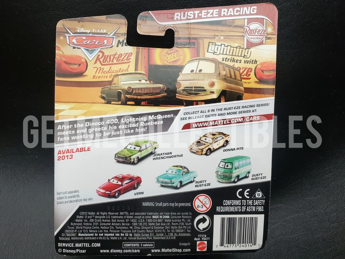 Disney Pixar Dusty Rust-Eze ミニカー Disney Pixar Cars 3 Dusty Rust-eze & Rusty Rust-eze Car