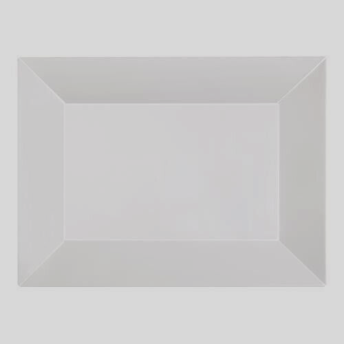 GET Enterprises - ML-99-W - Diamond White 24 in x 18 in Platter - Picture 1 of 1