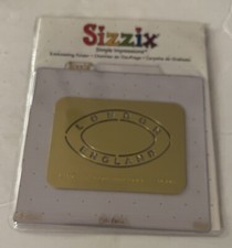 Sizzix Embossing Folder New In Package Ellison London England