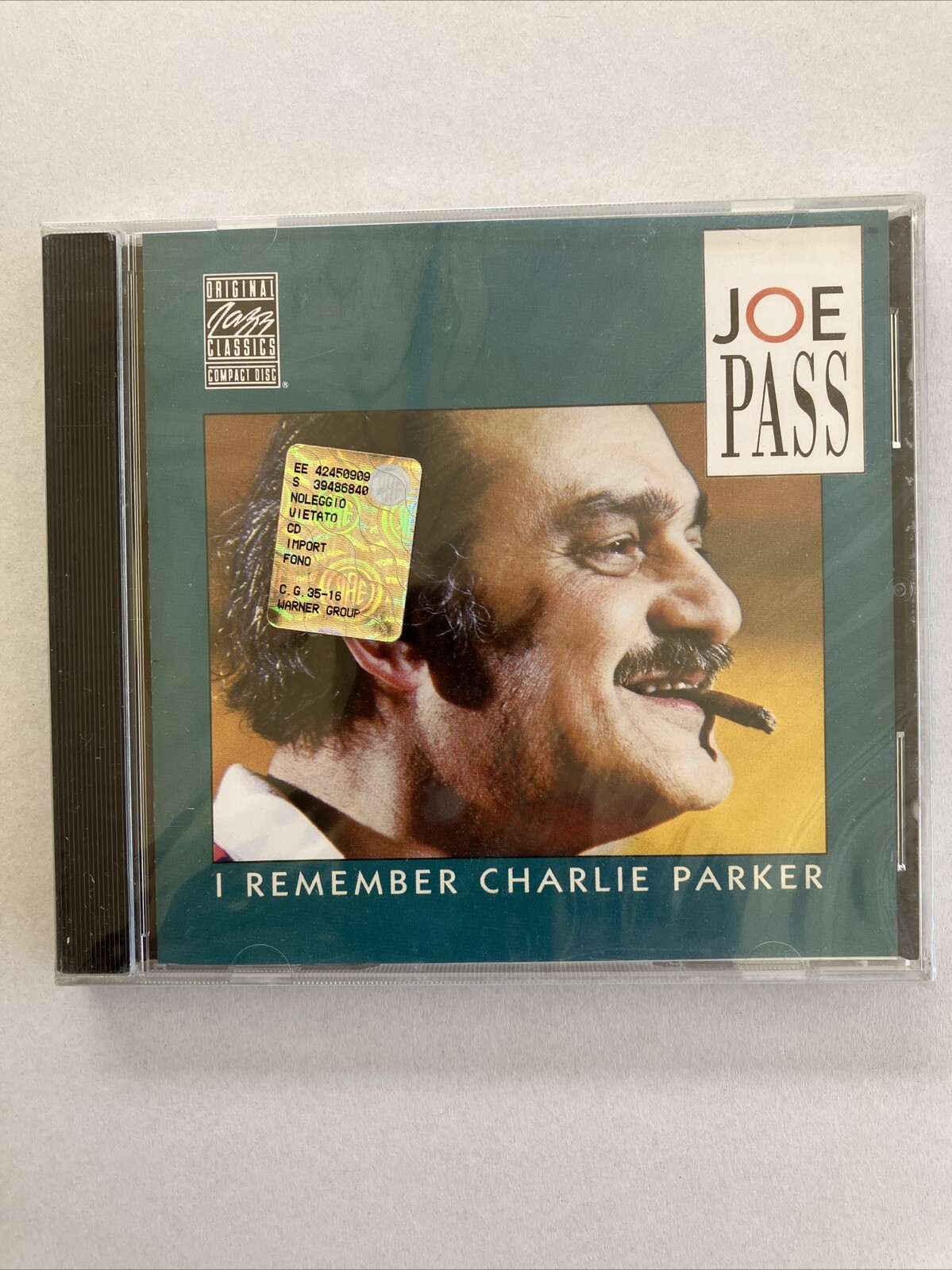 Joe Pass I Remember Charlie Parker Cd nuovo sigillato