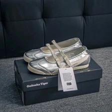 2025 Patou x Onitsuka Tiger Mexico 66 Tgrs Silver/Cream Ballet Flat 1182A660-020