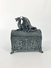 Celtic Dragon Jewelry Trinket Box