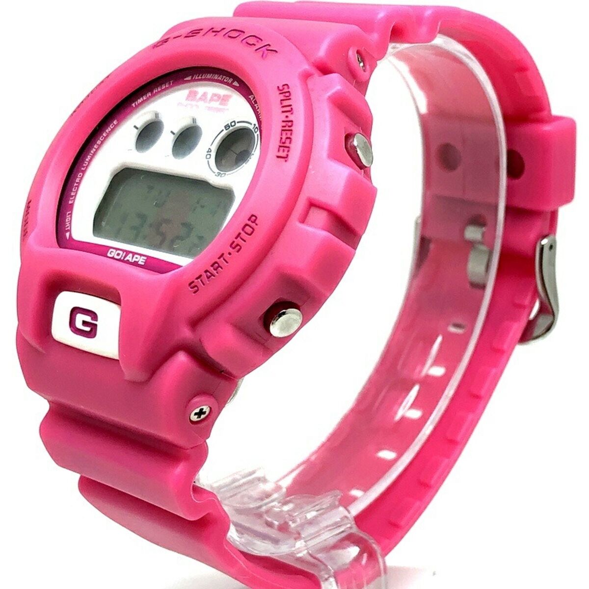CASIO G-SHOCK A BATHING APE 1000 Limited model DW6900 Pink CASIO G-SHOCK A BATHING APE 1000 Limited model DW6900 Pink