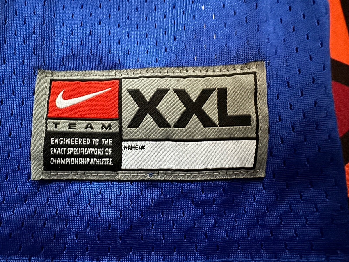 VINTAGE Kerry Collins Blue New York Giants Nike Jersey #5