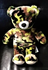 BAB Camo Camouflage Teddy Build A Bear 16" Plush Stuffed Animal