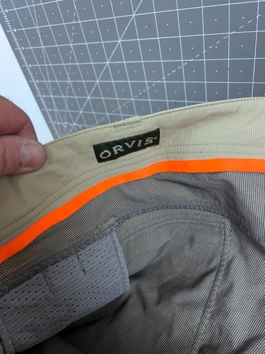 Men's Lightweight ORVIS PRO LT Hunting Pants Sand/Dark Khaki Size 44x34" NEW - Picture 3 of 9