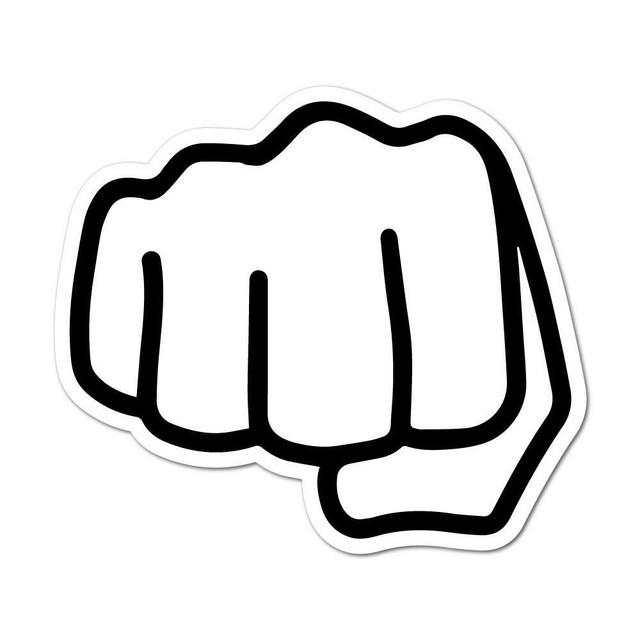 Fist Bump Bro Sticker Decal Funny Joke Friend Respect Punch eBay