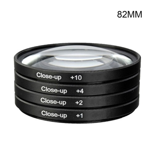 4 Pieces/set Macro Close Up Lens Filter +1+2 +4+10 Filter Kit 49-82mm Avaliable - Picture 2 of 16