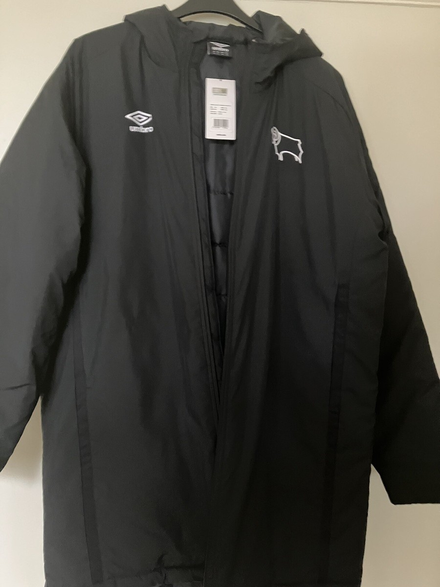 Derby County Men's Padded Bench Coat Small BNWT XXL UK