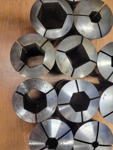 HARDINGE HEX 16C COLLET ASSORTED SIZES DROP LIST - Picture 3 of 5