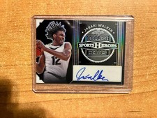 2024 Leaf Sport Heroes - Jabari Walker - College Heroes Black Auto #d 46/49