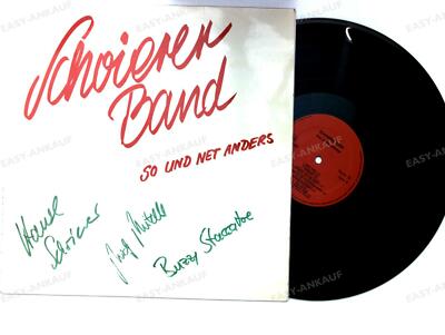 Schoierer Band - So Und Net Anders GER LP 1983 Rare Blues Private Signed! '