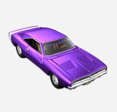 HOTWHEELS 69’ DODGE CHARGER 1:18 Hot Wheels Collectibles 1969 Dodge Charger Blue 1 18 for