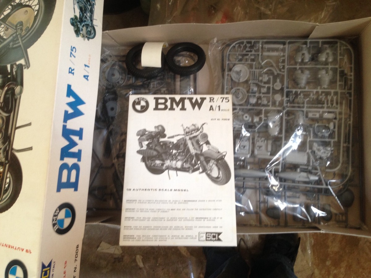 BMW R75 Esci Modellino 1/9 Rara Moto Seconda Guerra Mondiale | eBay