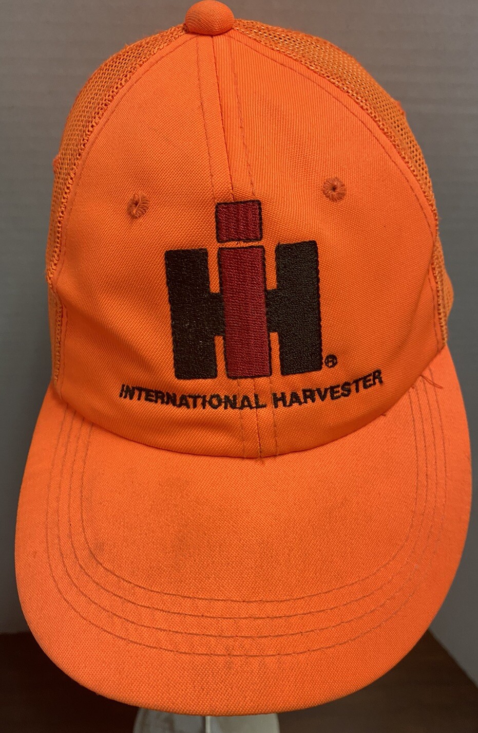 Cappello Con Logo International Harvester IH, Rosso Pieno - Italia - Foto 12