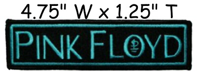 Pink Floyd Band Logo Patch Psychedelic Rock Music Embroidered Iron On Applique