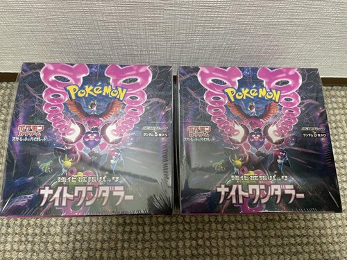 Pokemon Card Night Wanderer Booster Box SET of 6 sv6a Japansese Sealed New - Picture 6 of 6