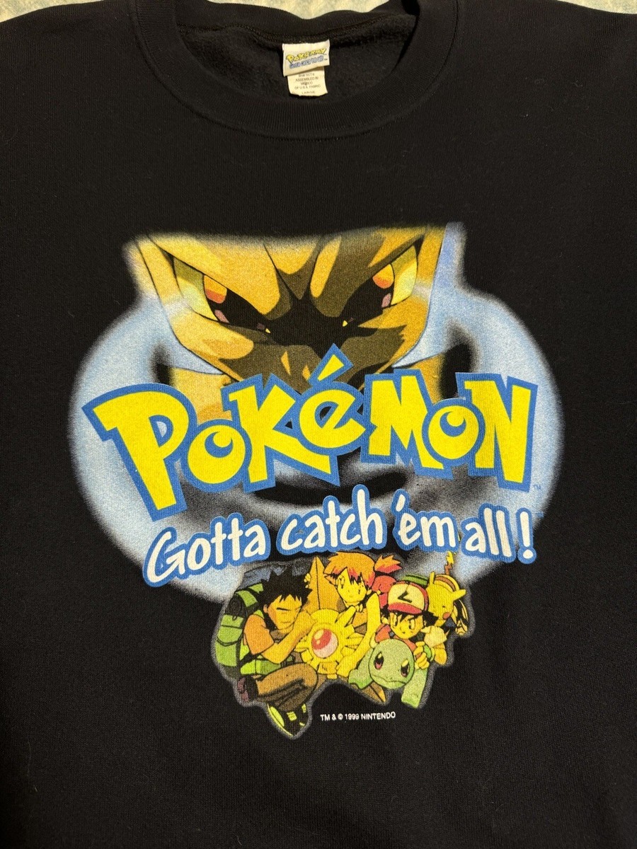 【任天堂公式】 vintage 90s pokemon ポケモン スウェット Vintage 90s Pokemon Movie Promo Sweatshirt Mewtwo Adult