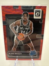 2022-23 Optic - Blake Wesley - Tmall Asia Red Wave Prizm - Rookie Rated SSP #215