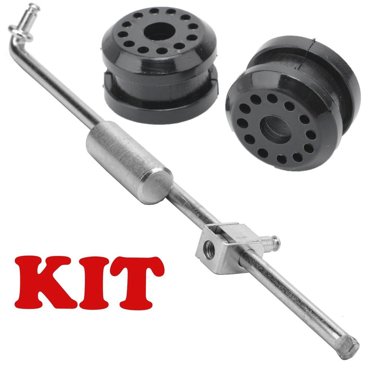 Transfer Case Control Lever Shift Linkage Rod &amp; Bushings Kit for 