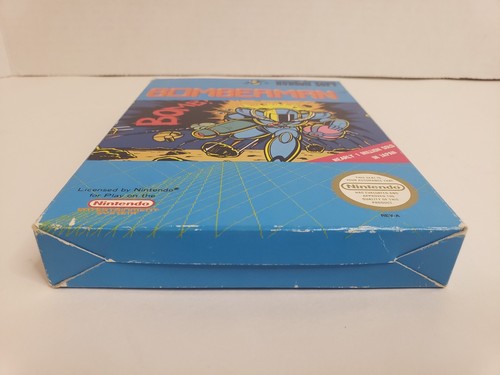 Bomberman CIB Original Nintendo NES Game 1987 Tested, Clean, Round SOQ - Picture 5 of 12