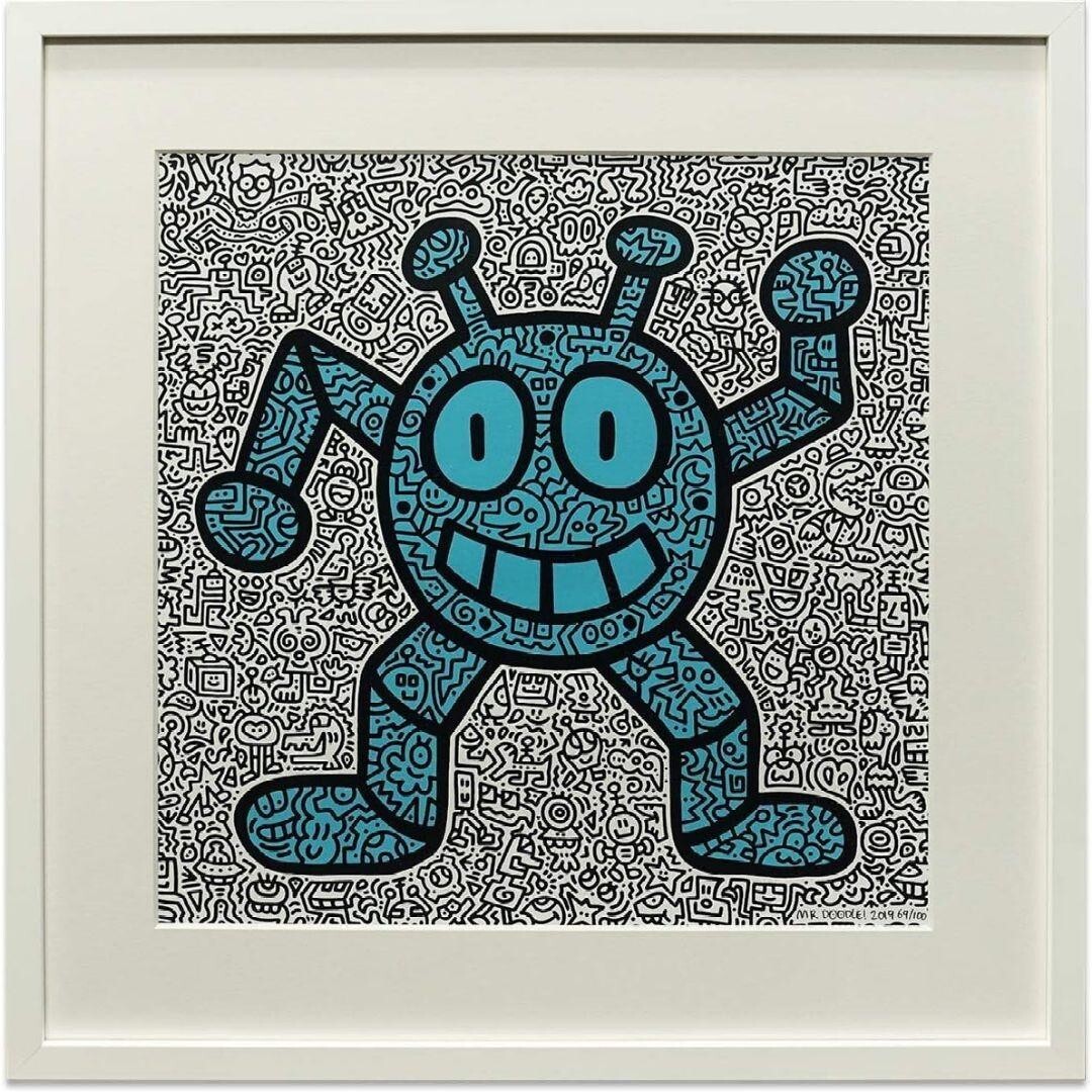 Mr Doodle Shem 「ROCK PAPER WIZARDS」シリアル入 Mr Doodle - 'Straight Outta DoodleLand' signed, special