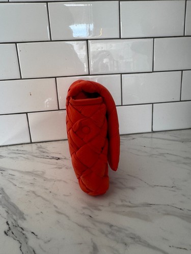 NEW! Bottega Veneta Small Rumple bag In Orange