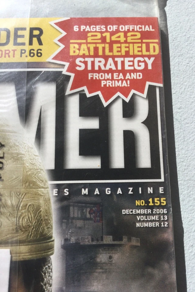 PC Gamer Mag Magazine Dec 2006 #155 Neverwinter Nights 2 & Medeival 2 Demo New! - Image 3 of 4