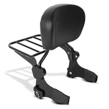 Sissy Bar + porte bagages p. Harley Davidson Road King 97-08 noir