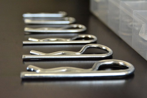 100Pc R Clips Spring Lynch Hitch Cotter Hair Pin Assortment Split Disc Calip Pin - Bild 20 von 21