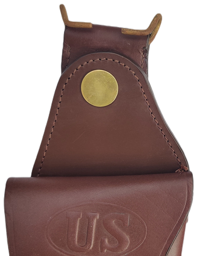 WWII US Army M1912 Model 1911 .45 Colt Holster - Dark Brown - Picture 4 of 4