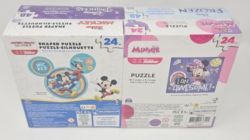 4 Pack Disney Princess, Frozen, Mini, Mickey Jigsaw Puzzle. Factory Sealed New! - Picture 2 of 4
