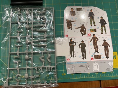 1/35 Dragon 6028 German TIGER ACES (NORMANDY 1944) Plastic Model  bin F 1/2