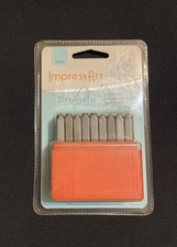 Impressart Basic Bridgette Uppercase Letter Metal Stamp Set 3mm NEW/SEALED