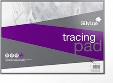 Image of Silvine A3 Professional Tracing Pad. 50 Sheets of Quality Heavyweight Tracing P