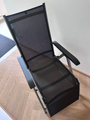 KETTLER Basic Plus Relaxstuhl klappbar verstellbar Relaxsessel Champagner Mocca