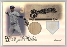 2009 Topps Tribute Relics Dual 73/99 Ryan Braun #95 un2
