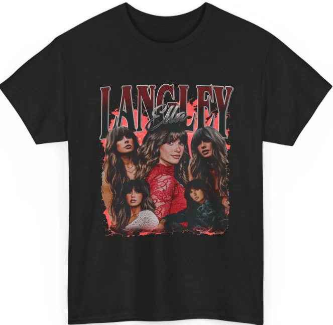 Ella Langley 90s Vintage Bootleg Graphic T-Shirt