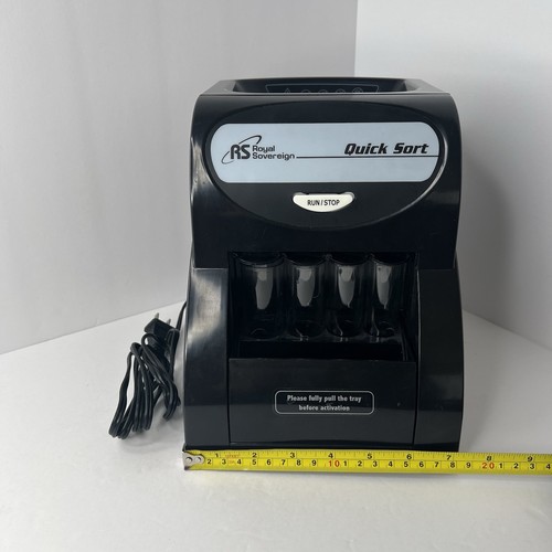 Royal Sovereign Quick Sort Coin Sorting Machine - Model QS-1AC TESTED WORKS - Picture 1 of 12