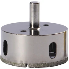 Drilax 2-1/2 Inch Diamond Hole Saw | 1-1/8" Depth of Cut | for Ceramic Porcel...