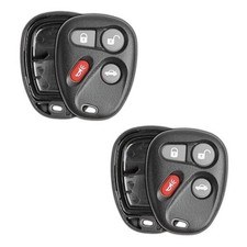 Replacement 4 Button Keyless Entry Remote Key Fob Shell Case and Button Pad