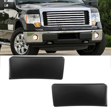 Pair LH+RH Fit For 2009-2014 Ford F150 Front Bumper Guards Inserts Pads Caps