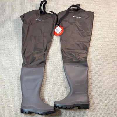 Frogg Toggs Men's Rana II Lug Sole Hip Wader Brown NIB Sz 7 - NWT