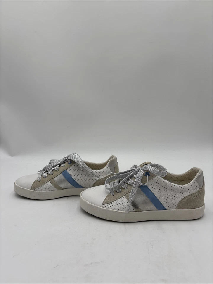 Zapatillas Mujer GEOX BLOMIEE Blanco/Taupe/Azul Talla 6 Foto 3 de 4