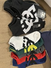 DC Shoeco Athletic 9 Pair Men's Sport No Show Socks Size 8-10