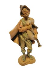 Vintage Fontanini 1983 Depose Italy Josiah 5  Flute Player Musician 103 Figurine