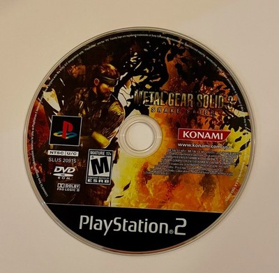 Metal Gear Solid 3: Snake Eater PS2 Sony PlayStation 2, 2004 Disc Only   Tested