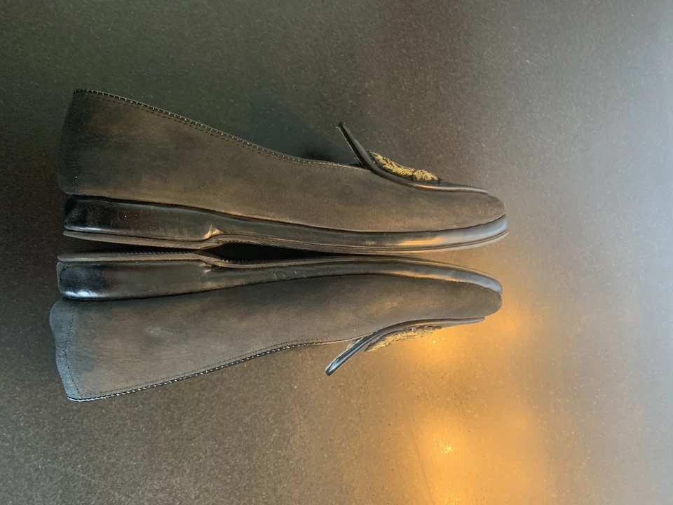 БЕЛЬГИЙСКИЕ ТУФЛИ ЖЕНСКИЕ MIDINETTE РАЗМЕР 6 N ЧЕРНАЯ ЗАМША ЗАКАЗ «M» НАШИВКА УНИКАЛЬНЫЙ - Изображение 4 из 4