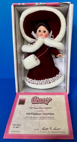 Vogue Modern Ginny "Old Fashion Christmas" 8" Doll 2001 NRFB "Ginny Celebrates"