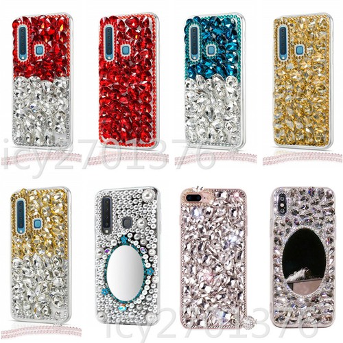 3D Handmade Luxury Sparkle Bling Diamond Rhinestone Gems Clear Phone Case Cover - 第 7/16 張圖片